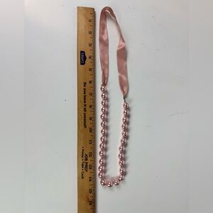 Pink Pearl Beaded Necklace